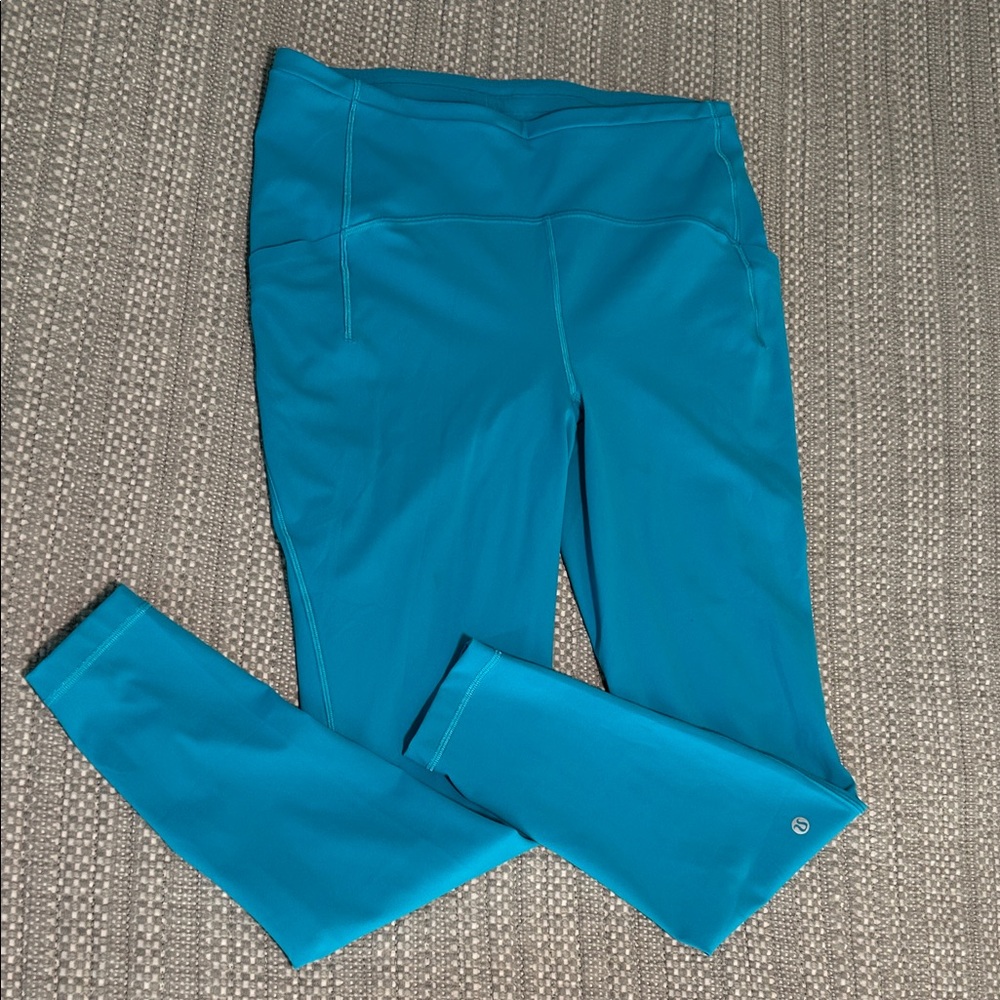 Lululemon Athletica Turquoise Leggings